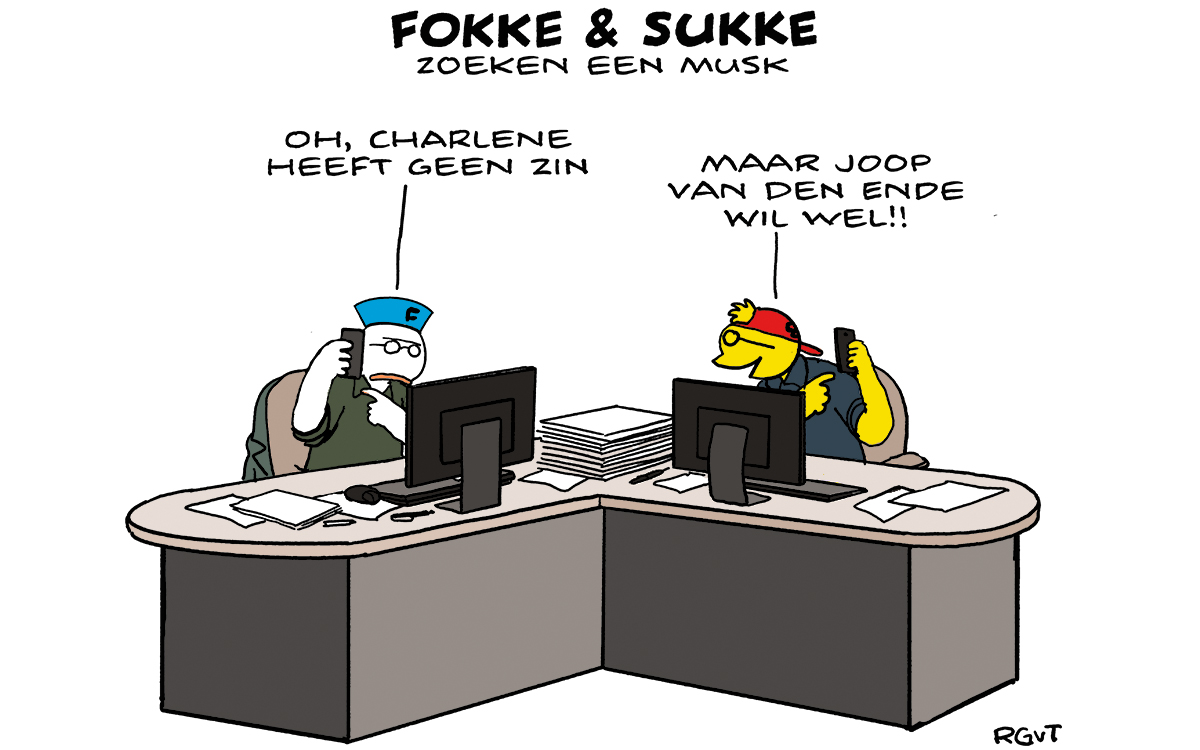 F&S zoeken een Musk (NRC, wo, 19-02-25)