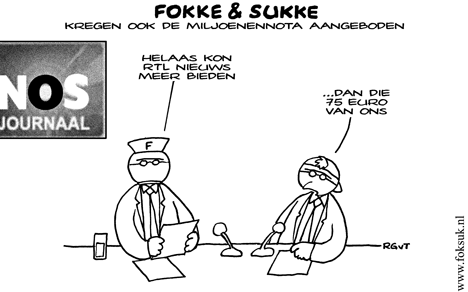 Fokke & Sukke kregen ook de miljoenennota aangeboden (Next, ma, 17-09-07)