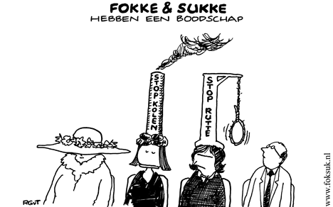 Fokke & Sukke hebben een boodschap (NRC, di, 18-09-07)