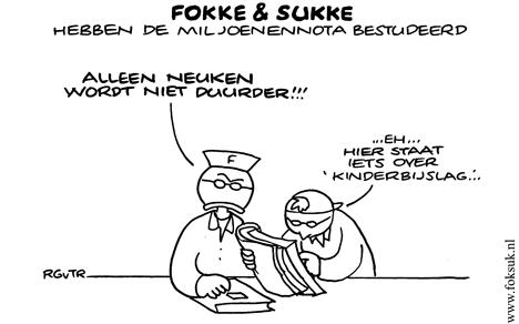 F & S hebben de miljoenennota bestudeerd (NRC, di, 19-09-07)