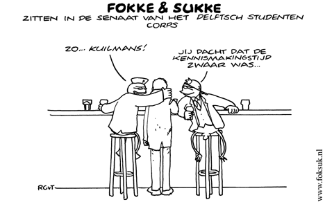 F&S zitten in de senaat van het Delftsch Studenten Corps (NRC, vrij, 05-10-07)