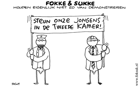 F&S houden eigenlijk niet zo van demonstreren (NRC, wo, 16-10-07)