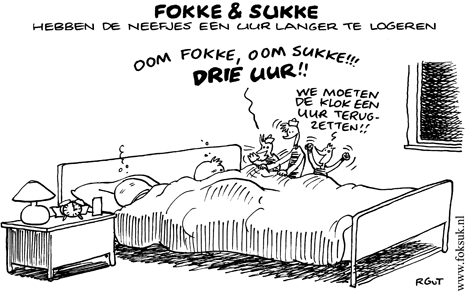 F&S hebben de neefjes een uur langer te logeren (NRC, zat, 27-10-07)