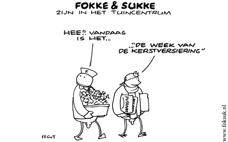 F&S zijn in het tuincentrum (NRC, do, 01-11-07)
