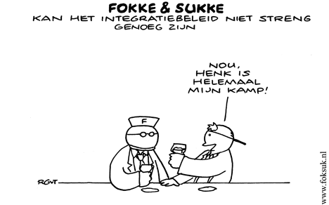 F&S kan het integratiebeleid niet streng genoeg zijn (NEXT, wo, 13-11-07)