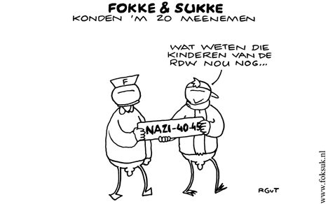 F&S konden 'm zo meenemen (NRC, ma 19-11-07)
