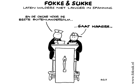 F&S laten Wilders niet lager in spanning (NEXT, do, 29-11-07)