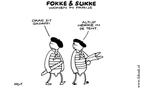 Fokke & Sukek wonen in Parijs (NRC, di, 11-12-07)