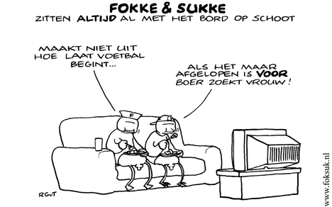 F&S zitten altijd al met het bord op schoot (NRC, ma, 21-01-08)