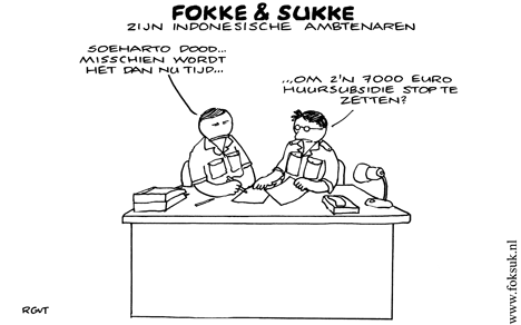 F&S zijn Indonesische ambtenaren (Next, ma, 28-01-08)