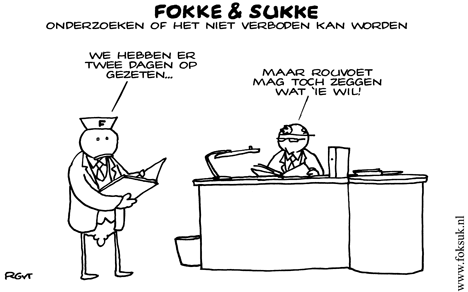 F&S onderzoeken of het niet verboden kan worden (NRC, wo, 30-01-08)