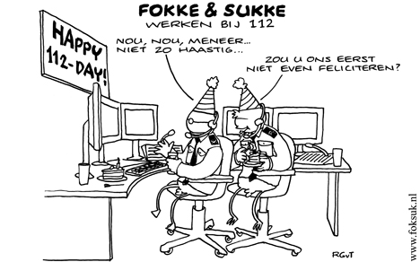 F&S werken bij 112 (NRC, ma, 11-02-2008)