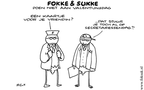 F&S doen niet aan valentijnsdag (NRC, do, 14-02-08)