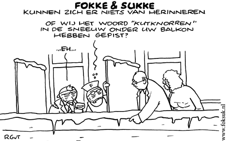 F&S kunnen zich er niets van herinneren (NRC, do, 28-12-08)