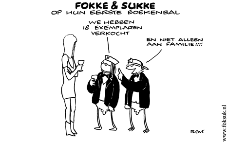 F&S op hun eerste boekenbal (NXT, wo, 12-03-08)