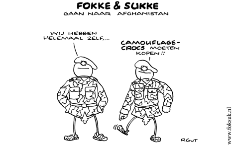 F&S gaan naar Afghanistan (NRC, vr, 14-03-08)