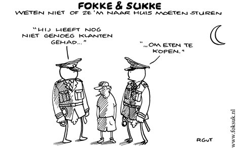 F&S weten niet of ze em naar huis moeten sturen (NRC, vr, 11-04-08)