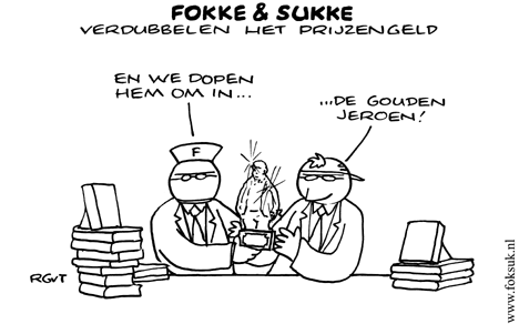 F&S verdubbelen het prijzengeld (NRC, di, 22-04-08)