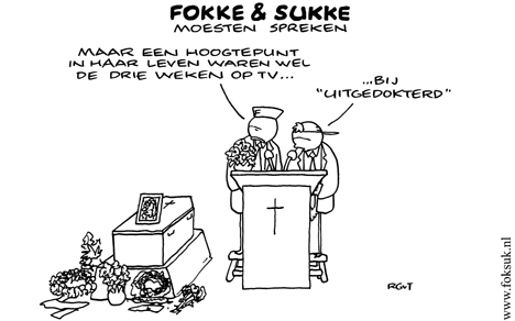 F&S moesten spreken (NRC, za, 26-04-08)