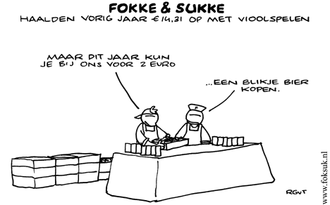 F&S haalden vorig jaar 14,31 op met vioolspelen (NRC, di, 29-04-08)