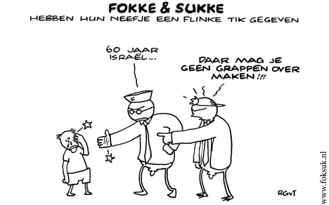 F&S hebben hun neefje een flinke tik gegeven (NRC, do, 08-08-05)