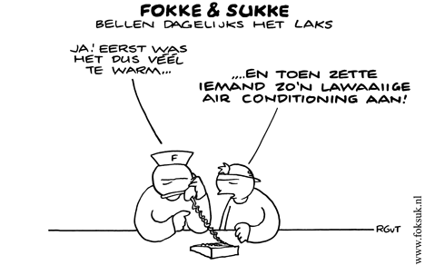 F&S bellen dagelijks het laks (Next, ma, 26-05-08)