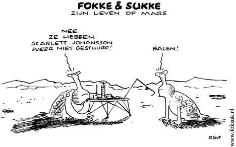 F&S zijn leven op Mars (NRC, ma, 26-05-08)