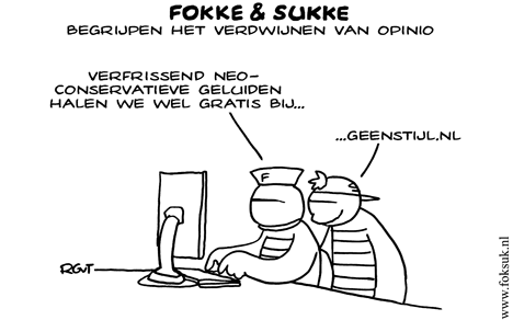 F&S begrijpen het verdwijnen van opinio (NRC, wo, 04-06-08)