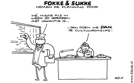 F&S nemen de planning door (NRC, ma, 07-07-08)