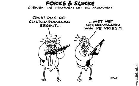 F&S steken de handen uit d emouwen (NRc, di, 08-07-08)