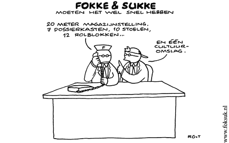 F&S moeten het wel snel hebben (NRC, vr, 18-07-08)