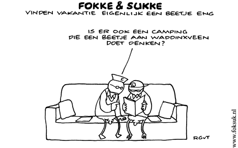 F&S vinden vakantie eigenlijk een beetje eng (NRC, ma, 21/07/08'