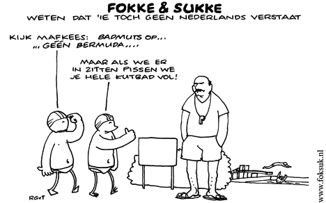 F&S weten dat 'ie toch geen Nederlands verstaat (NRC, do, 31-07-08)