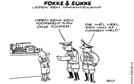 F&S leiden een vakantiekamp (NRC, ma, 11-08-08)