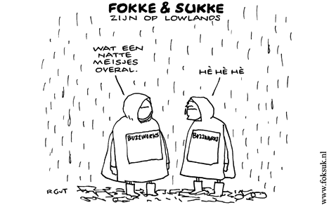 F&S zijn op Lowlands (NRC, za, 16-08-08)