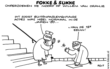 F&S onderzoeken de moord op Willem van Oranje (NRC, wo, 03-09-08)