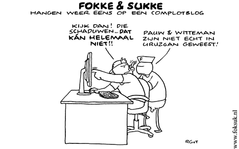 F&S hangen weer eens op een complotblog (NRC, wo, 10-09-08)