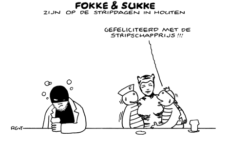 F&S zijn op de stripdagen in Houten (NRC, za, 27-09-08)