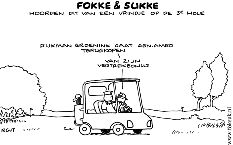 F&S hoorden dit van een vrindje op de 3e hole (NRC, ma, 29-09-08)