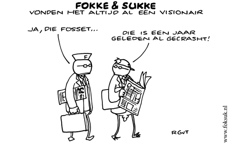 F&S vonden het altijd al een visionair (NRC, vr, 03-10-08)