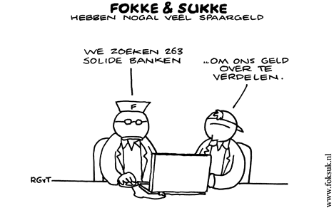 F&S hebben nogal veel spaargeld (NRC, di, 07-10-08)