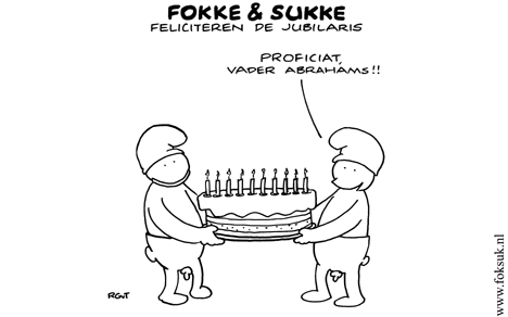 F&S feliciteren de jubilaris (NRC, vr, 10-10-08)