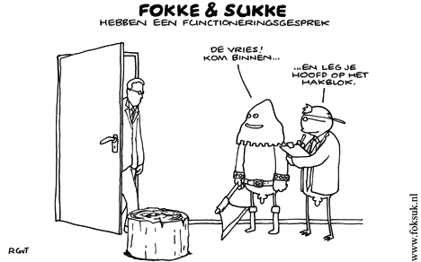 F&S hebben een functioneringsgesprek (NEXT, ma, 10-11-08)