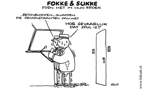 F&S doen het in hun broek (NRC, di, 11-11-08)