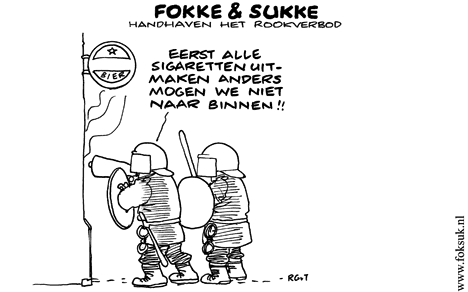 F&S handhaven het roodverbod (NRC, ma, 17-11-08)