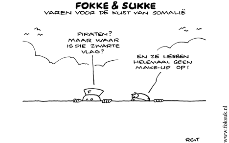 F&S varen voor de kust van Somalië (NRC, za, 22-11-08)