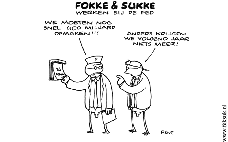 F&S werken bij de FED (NRC, ma, 24-11-08)