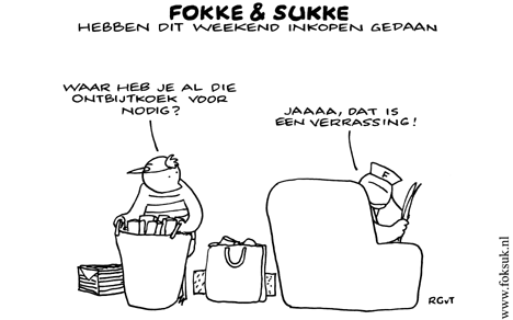 F&S hebben dit weekend inkopen gedaan (NRC, ma, 01-12-08)