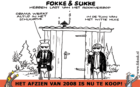 F&S hebben last van het rookverbod (NRC, ma, 08-12-08)