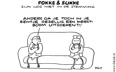 F&S zijn nog niet in de stemming (NRC, za, 13-12-08)